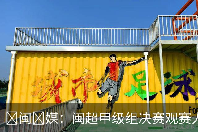 ‌闽‌媒：闽超甲级组决赛观赛人数将创福建省单场体育赛事纪录
