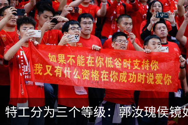 特工分为三个等级：郭汝瑰侯镜如属战略特工，吴敬中余则是哪个等级？