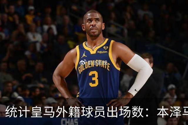 统计皇马外籍球员出场数：本泽马居首，C罗第6、巴尔韦德第8